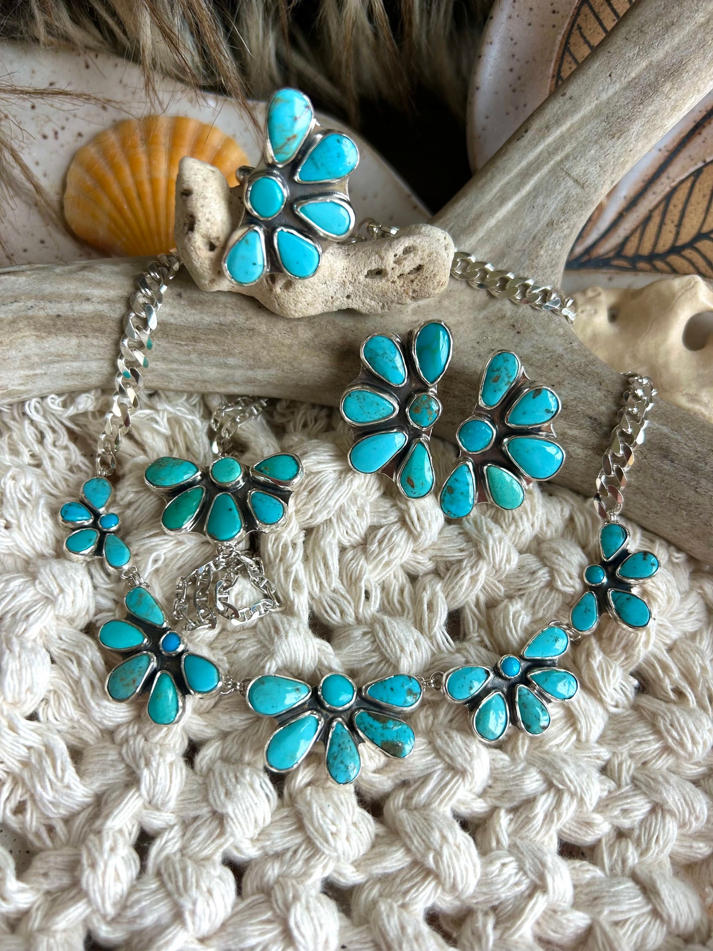 Coastal Flower Earrings