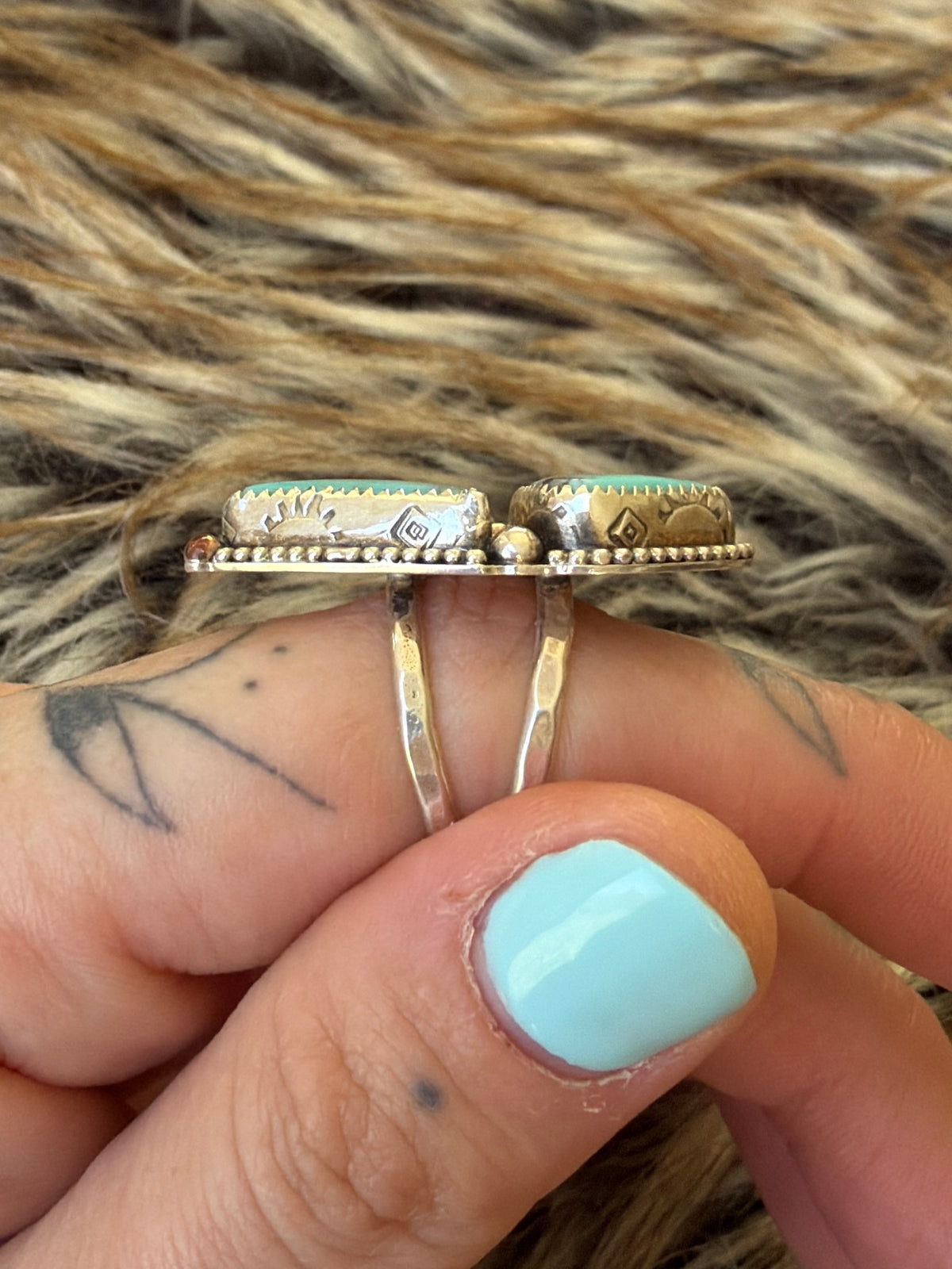 NV turquoise ring size 7.75