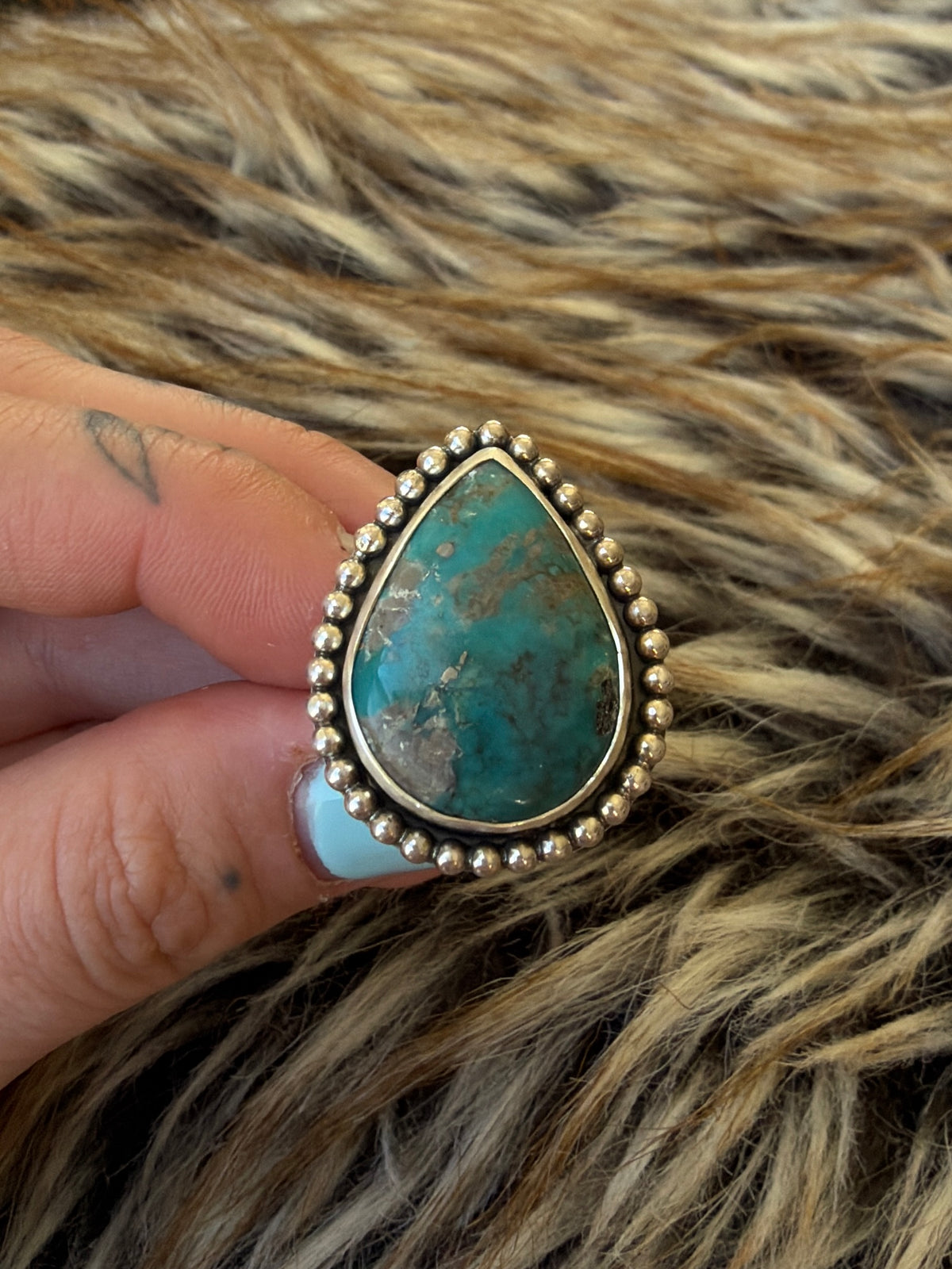 Turquoise ring size 6