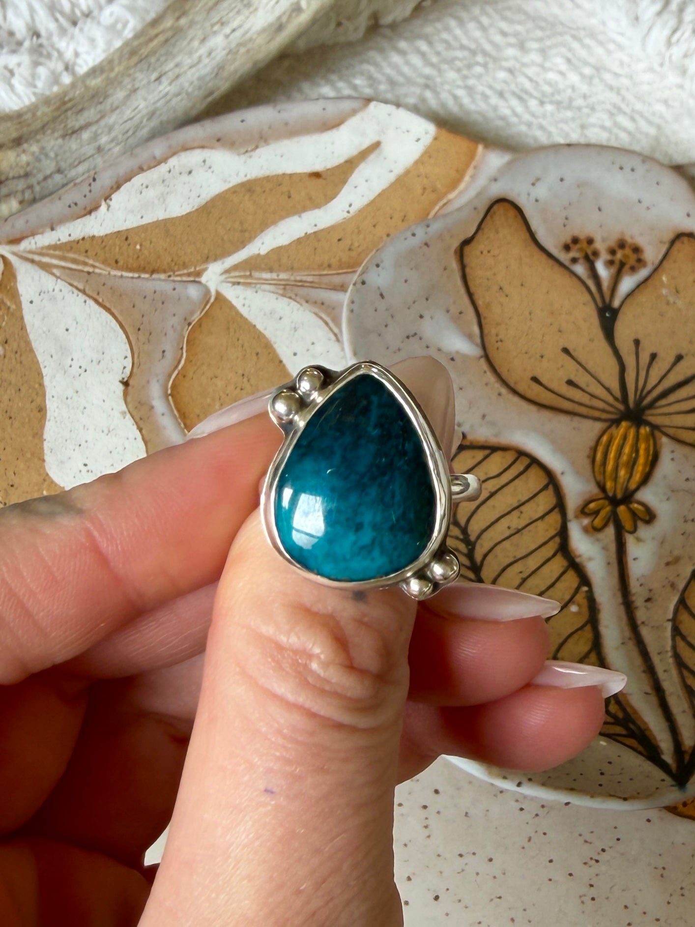 Size 8.5 Hubei Turquoise