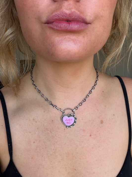 Just No, chain necklace