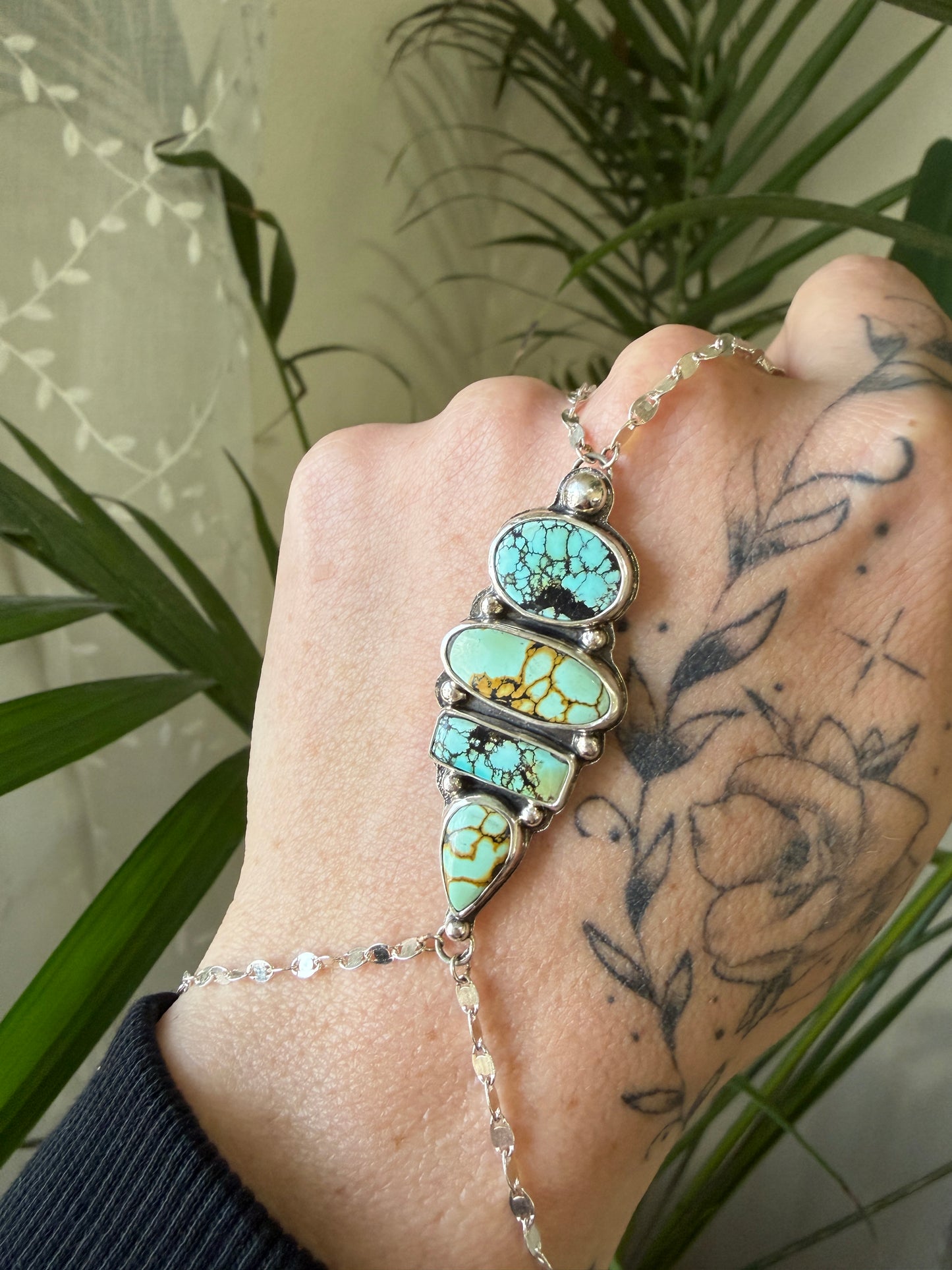 Turquoise Handchain