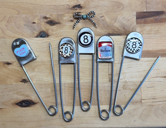 Safety Pin Keychains