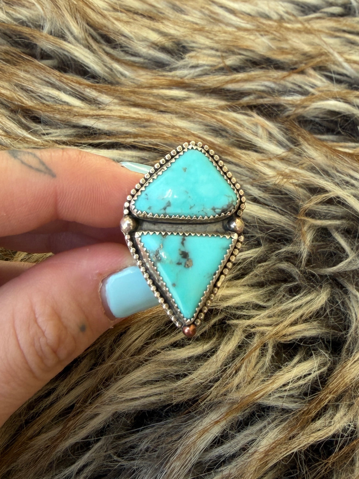 NV turquoise ring size 7.75