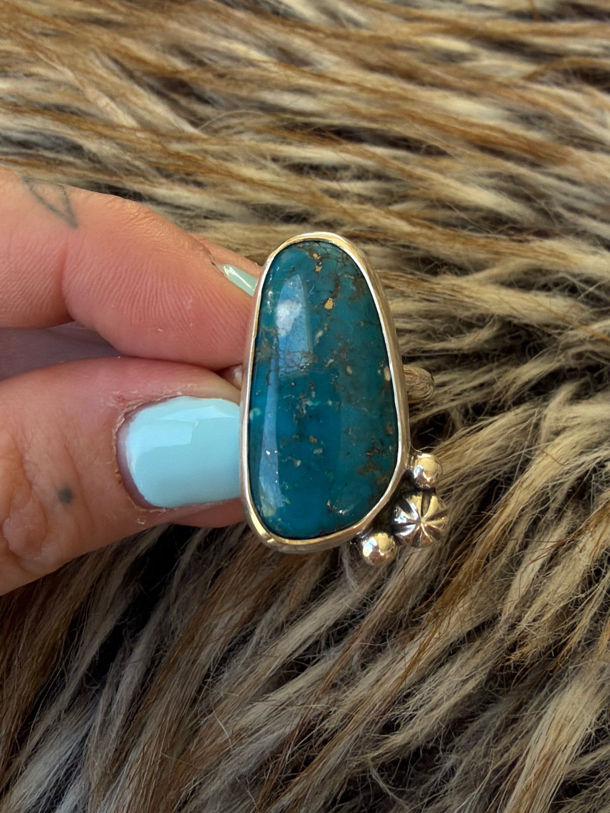 Turquoise Ring size 10