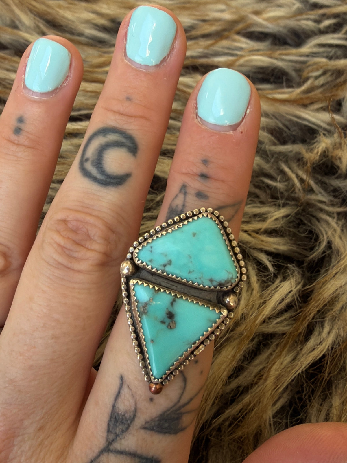 NV turquoise ring size 7.75