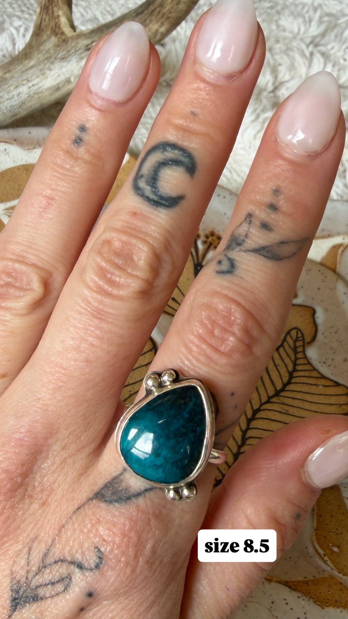 Size 8.5 Hubei Turquoise