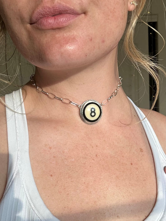 8ball necklace or choker