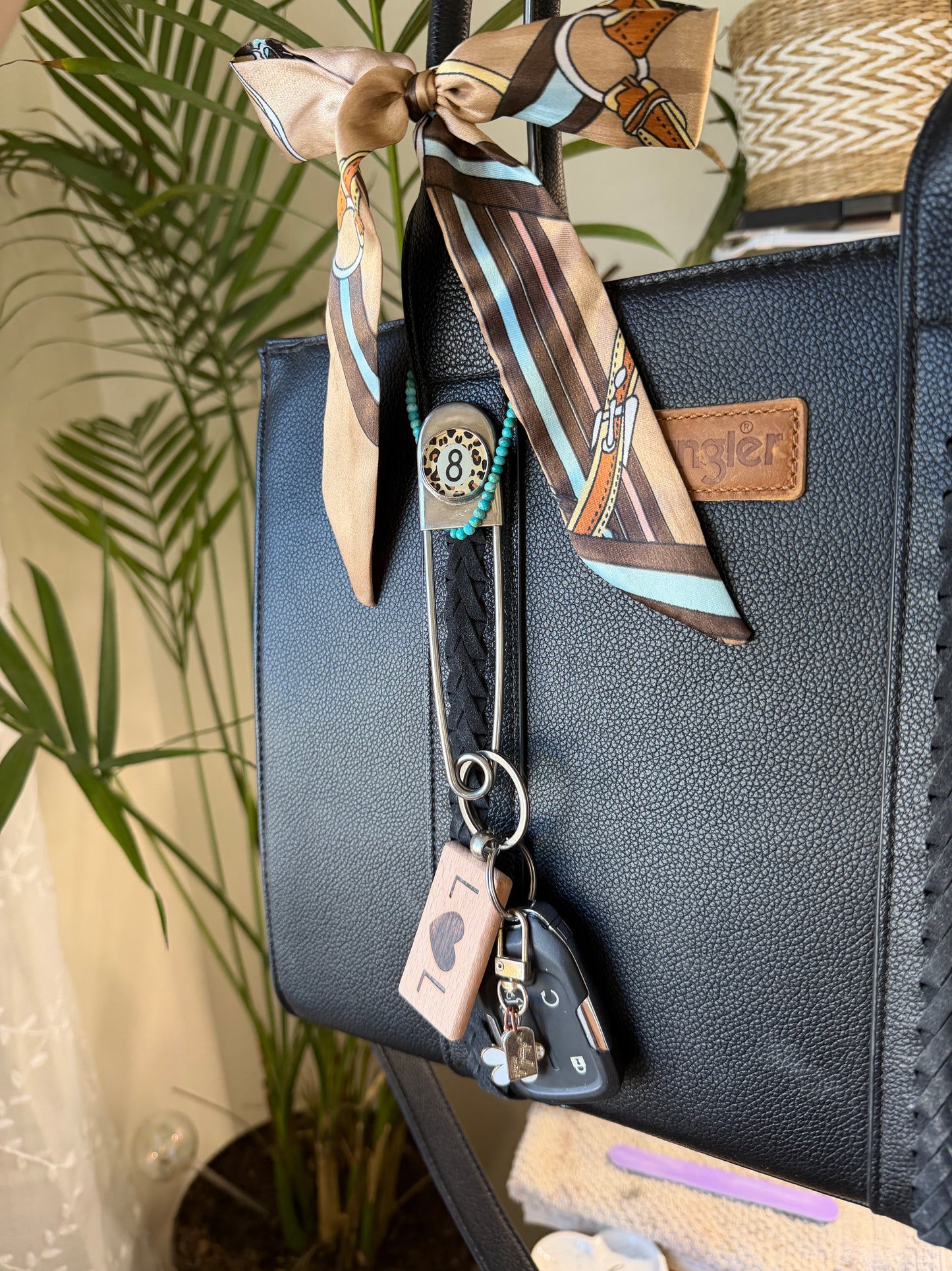 Safety Pin Keychains