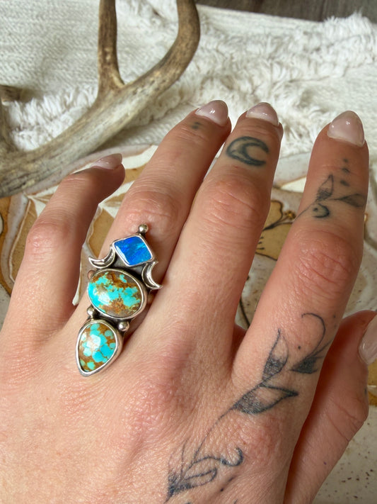 Size 6.75 #8 & Australian Opal