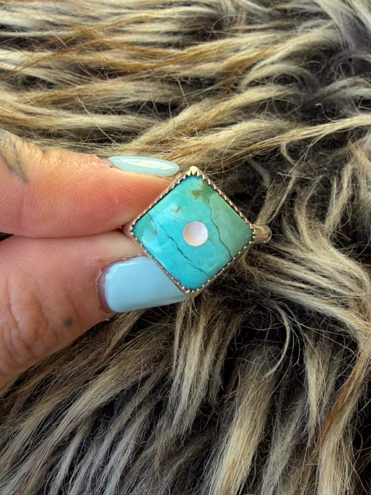 Turquoise die 1 size 10.25