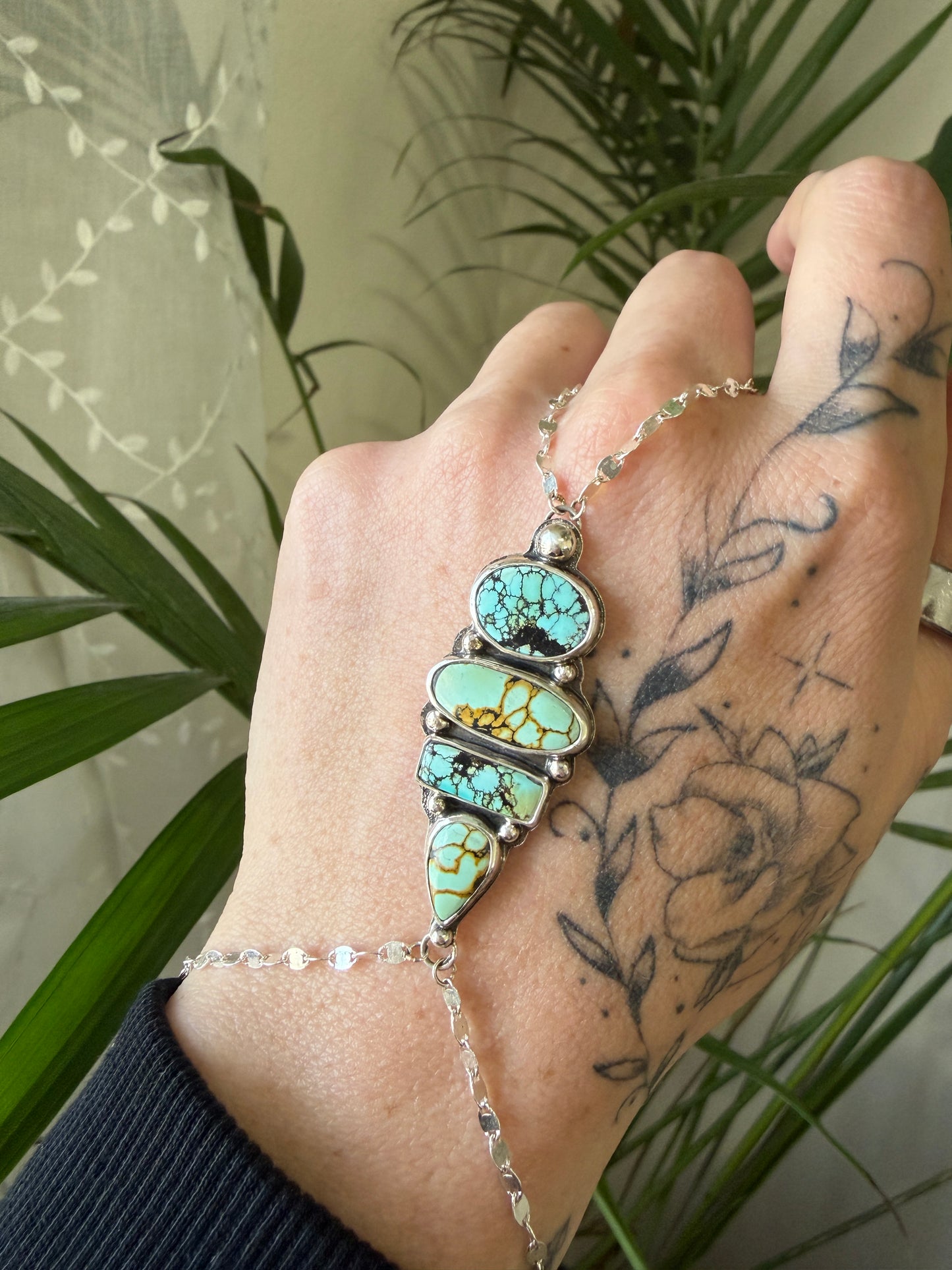 Turquoise Handchain