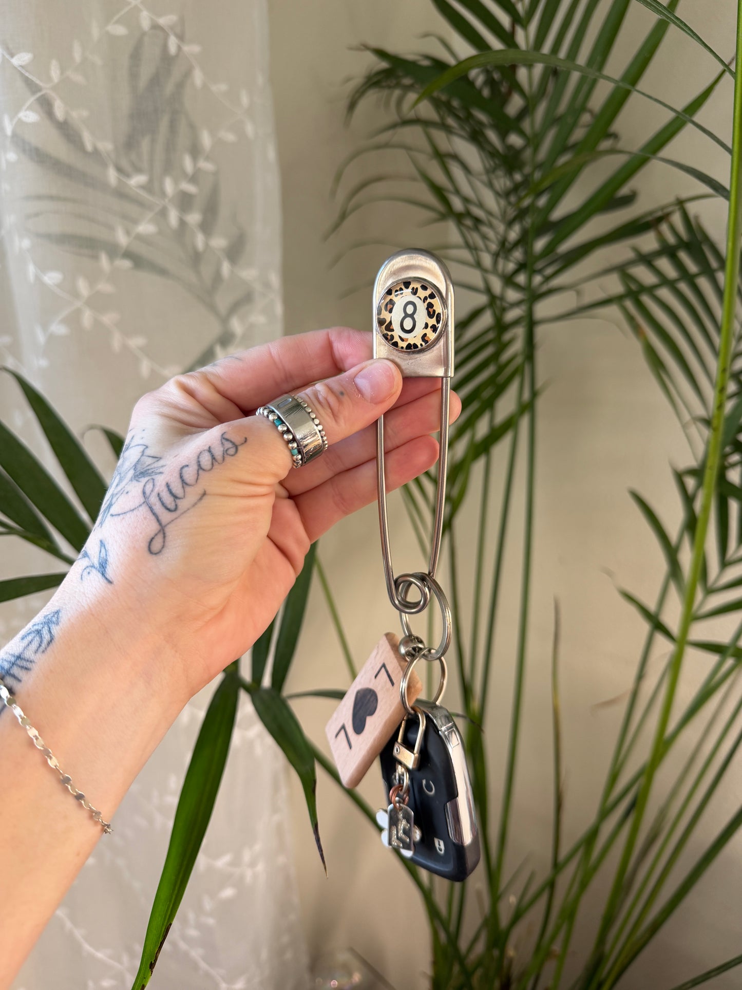 Safety Pin Keychains