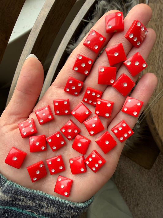 Red Dice Ring Made To Order