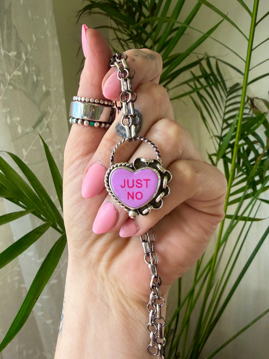 Just No, chain necklace